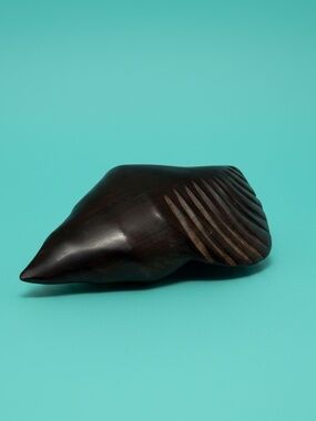 Vintage Ironwood Iron Wood Shell Figurine